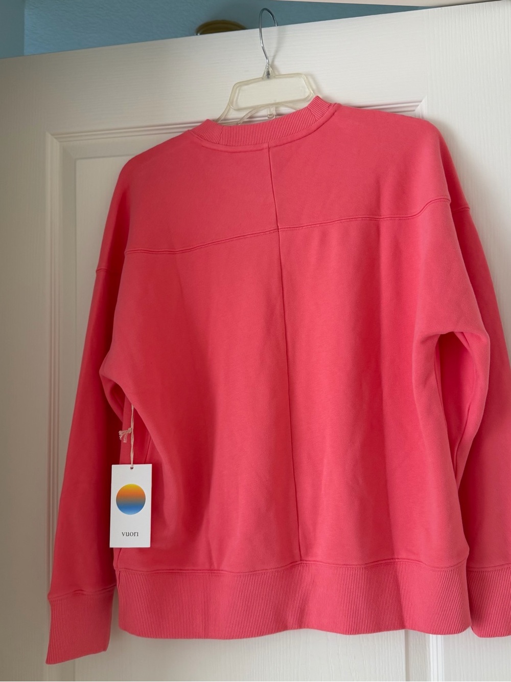NWT Vuori Sedona Weekender crew - Sunset Pink - Sz Small - Picture 6 of 6